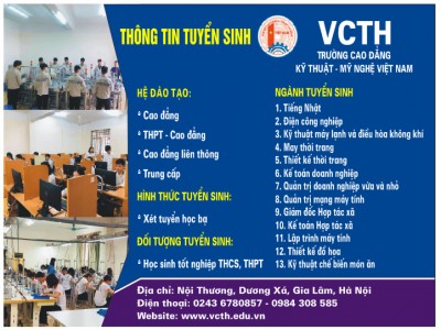 THÔNG BÁO TUYỂN SINH NĂM 2024